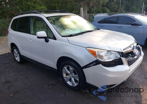 2014 Subaru Forester 2.5I Premium из США, поврежденный, VIN JF2SJAEC6EH539182